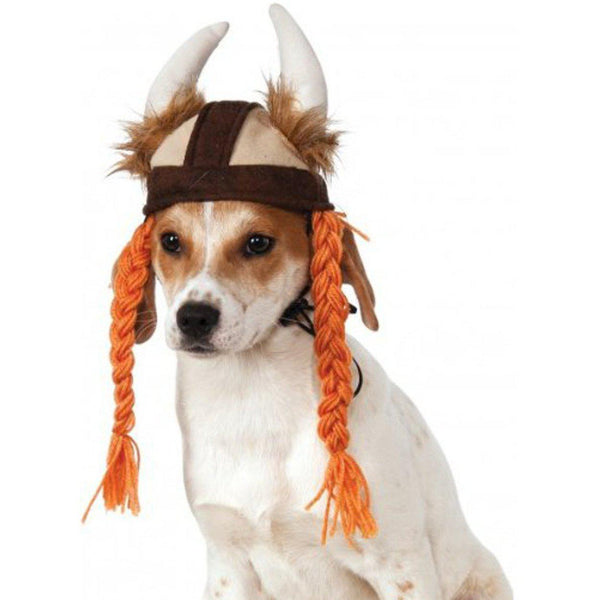 Viking Hat with Braids-Costumes-Rubies-M-L-PetPhenom