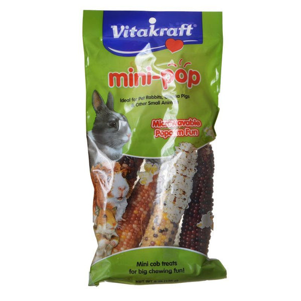 VitaKraft Mini-Pop Small Animal Popcorn Treat, 6 oz-Small Pet-Vitakraft-PetPhenom