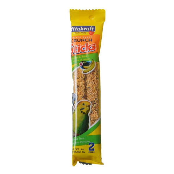 VitaKraft Sesame & Banana Sticks for Parakeets, 2.11 oz (2 Pack)-Bird-Vitakraft-PetPhenom