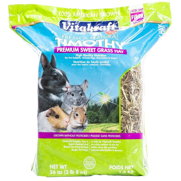 Vitakraft Fresh & Natural Timothy Premium Sweet Grass Hay, 56 oz-Small Pet-Vitakraft-PetPhenom