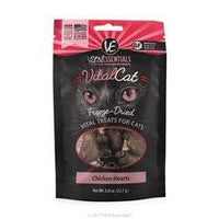 Vital Essentials Freeze-Dried Vital Cat Chicken Heart Treat 0.8oz-Cat-Vital Essentials-PetPhenom