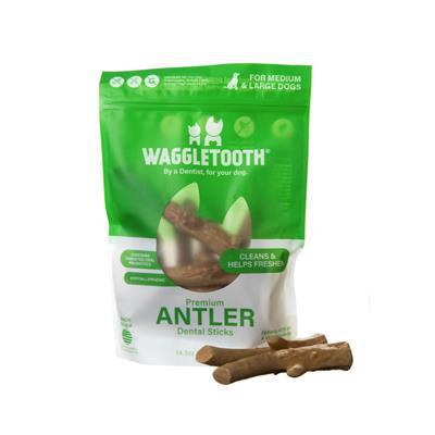 Waggletooth Dental Antler Chew -Medium to Large Dogs-Dog-Waggletooth-PetPhenom