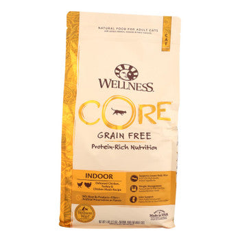 Wellness Pet Products - Cat Dry Indoor Recpe Core - Case of 4 - 5 LB-Cat-Wellness-PetPhenom