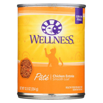 Wellness Pet Products Cat Food - Chicken Recipe - Case of 12 - 12.5 oz.-Cat-Wellness Pet Products-PetPhenom