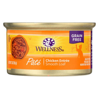 Wellness Pet Products Cat Food - Chicken Recipe - Case of 24 - 3 oz.-Cat-Wellness Pet Products-PetPhenom