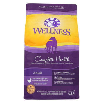 Wellness Pet Products Cat Food - Chicken and Oatmeal Recipe - Case of 6 - 5 lb.-Cat-Wellness Pet Products-PetPhenom