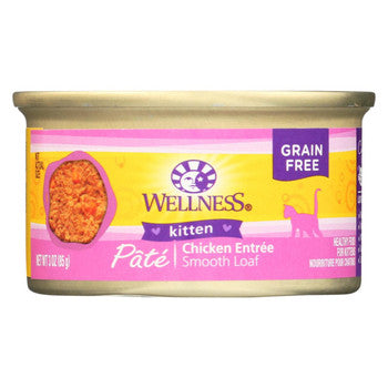 Wellness Pet Products Cat Food - Kitten Recipe - Case of 24 - 3 oz.-Cat-Wellness Pet Products-PetPhenom