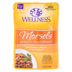 Wellness Pet Products Cat Food - Morsels with Chicken and Salmon In Savory Sauce - Case of 24 - 3 oz.-Cat-Wellness Pet Products-PetPhenom