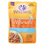 Wellness Pet Products Cat Food - Morsels with Turkey and Duck In Savory Sauce - Case of 24 - 3 oz.-Cat-Wellness Pet Products-PetPhenom