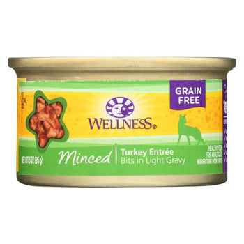 Wellness Pet Products Cat Food - Turkey Entr?e - Case of 24 - 3 oz.-Cat-Wellness Pet Products-PetPhenom