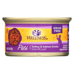 Wellness Pet Products Cat Food - Turkey and Salmon Recipe - Case of 24 - 3 oz.-Cat-Wellness Pet Products-PetPhenom