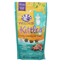 Wellness Pet Products Cat Treat - Kittles - Tuna & Cranberry - Case of 14 - 2 oz-Cat-Wellness Pet Products-PetPhenom