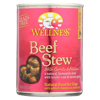 Wellness Pet Products Dog Food - Beef with Carrot and Potatoes - Case of 12 - 12.5 oz.-Dog-Wellness Pet Products-PetPhenom