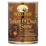 Wellness Pet Products Dog Food - Turkey and Duck with Sweet Potatoes and Cranberries - Case of 12 - 12.5 oz.-Dog-Wellness Pet Products-PetPhenom