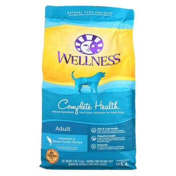 Wellness Pet Products Dog Food - Whitefish and Sweet Potato Recipe - Case of 6 - 5 lb.-Dog-Wellness Pet Products-PetPhenom