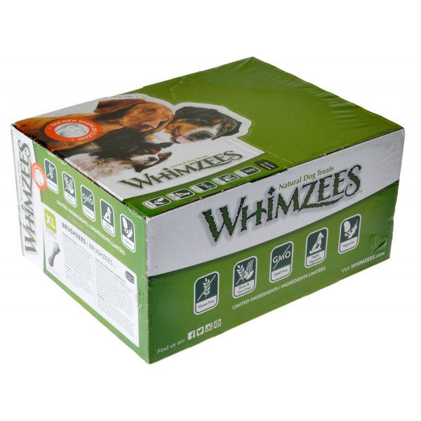 Whimzees Brushzees X-Large Dental Treats - Bulk, 18 Count-Dog-Whimzees-PetPhenom