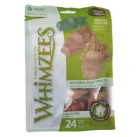Whimzees Natural Dental Care Alligator Dog Treats, Small - 24 Pack - (Dogs 15-25 lbs)-Dog-Whimzees-PetPhenom