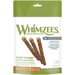 Whimzees Natural Dog Treats - Veggie Sausage Sticks, Large - 7 Pack - (Dogs 40-60 lbs)-Dog-Whimzees-PetPhenom