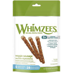 Whimzees Natural Dog Treats - Veggie Sausage Sticks, Small - 28 Pack - (Dogs 15-25 lbs)-Dog-Whimzees-PetPhenom