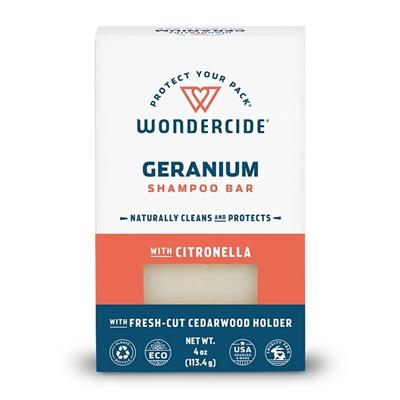 Wondercide Geranium Flea & Tick Shampoo Bar for Dogs and Cats by Wondercide -.5 oz Trial Size-Dog-Wondercide-PetPhenom