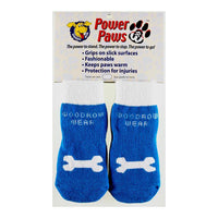 Woodrow Wear Power Paws Advanced Extra Large Blue / White Bone 2.75" - 3.125" x 2.75" - 3.125"-Dog-Woodrow Wear-PetPhenom