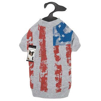 Zack & Zoey Americas Pup Flag Print Tee -X-Large-Dog-Zack & Zoey-PetPhenom