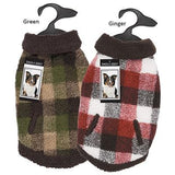 Zack & Zoey Berber Plaid Vest - Medium - Orange-Dog-Zack & Zoey-PetPhenom