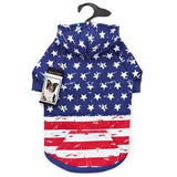 Zack & Zoey Distressed American Flag Hoodie -Large-Dog-Zack & Zoey-PetPhenom