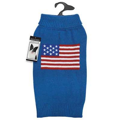 Zack & Zoey Elements American Flag Swter -Large-Dog-Zack & Zoey-PetPhenom
