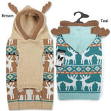 Zack & Zoey Elements Antler Swter - XL - Brown-Dog-Zack & Zoey-PetPhenom