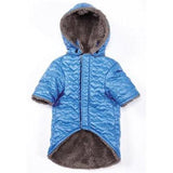 Zack & Zoey Elements Quilted Hrts Jacket - XXS - Blue-Dog-Zack & Zoey-PetPhenom