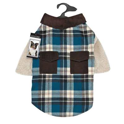 Zack & Zoey Flannel Shacket -Large-Dog-Zack & Zoey-PetPhenom