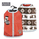 Zack & Zoey Forest Friends Reversible Thermal Nor'ster Coat -Small/Medium-Dog-Zack & Zoey-PetPhenom