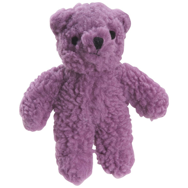 Zanies Berber Bear Dog Toys, Purple