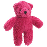 Zanies Berber Bear Dog Toys, Red