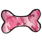 Zanies Toughstructables Bones Dog Toys - Pink Camo