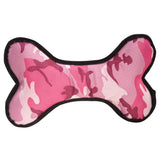 Zanies Toughstructables Bones Dog Toys - Pink Camo