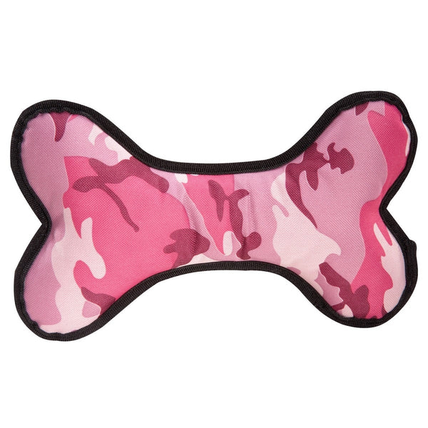 Zanies Toughstructables Bones Dog Toys - Pink Camo