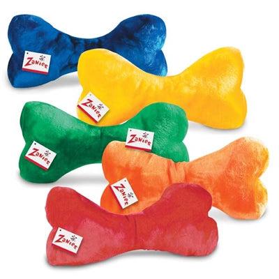 Zanies® Zanies® Mega Plush Bones Dog Toys - Assorted Colors-Dog-Zanies-PetPhenom