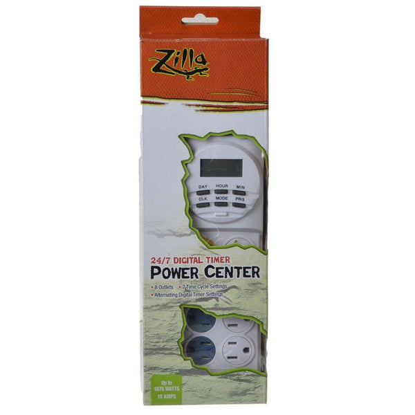 Zilla 24/7 Digital Timer Power Center, Up to 1875 Watts - (15 Amps)-Small Pet-Zilla-PetPhenom