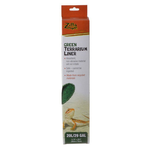 Zilla Green Terrarium Liner, 20L/29 Gallon Tanks - (11.75"L x 29.5"W)-Small Pet-Zilla-PetPhenom