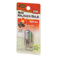 Zilla Mini Halogen Bulb - Night Red, 25W-Small Pet-Zilla-PetPhenom
