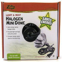 Zilla Mini Halogen Dome Fixture, 4.75"-Small Pet-Zilla-PetPhenom