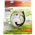 Zilla Reflector Dome with Ceramic Socket, 60 Watts (5.5" Diameter)-Small Pet-Zilla-PetPhenom