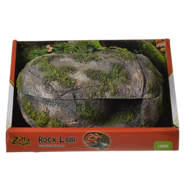 Zilla Rock Lair for Reptiles, Large - (11"L x 8"W x 6"H)-Small Pet-Zilla-PetPhenom