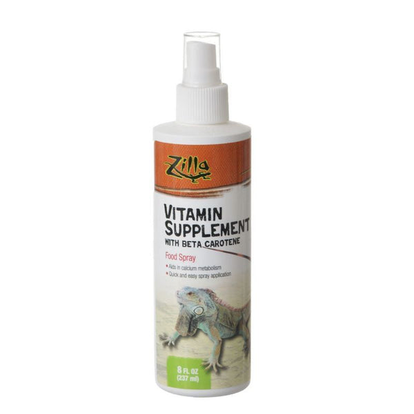 Zilla Vitamin Supplement with Beta Carotene, 8 fl. oz (236 ml)-Small Pet-Zilla-PetPhenom