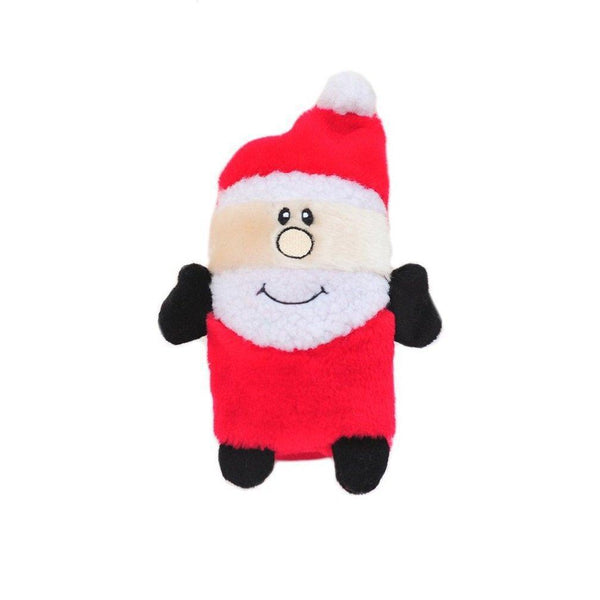ZippyPaws Colossal Buddie Squeakie No Stuffing Plush Dog Toy - Santa-Dog-ZippyPaws-PetPhenom