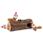 ZippyPaws Yule Log Holiday Burrow by Zippy Paws-Dog-ZippyPaws-PetPhenom