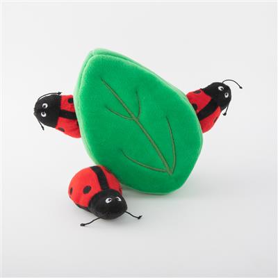 ZippyPaws Zippy Paws Burrow Ladybug in Leaf-Dog-ZippyPaws-PetPhenom