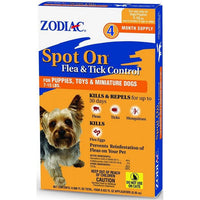 Zodiac Flea and Tick Control Drops, 4 count-Dog-Zodiac-PetPhenom